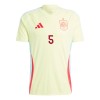 Camiseta de fútbol España Robin Le Normand 5 Segunda Equipación Euro 2024 - Hombre